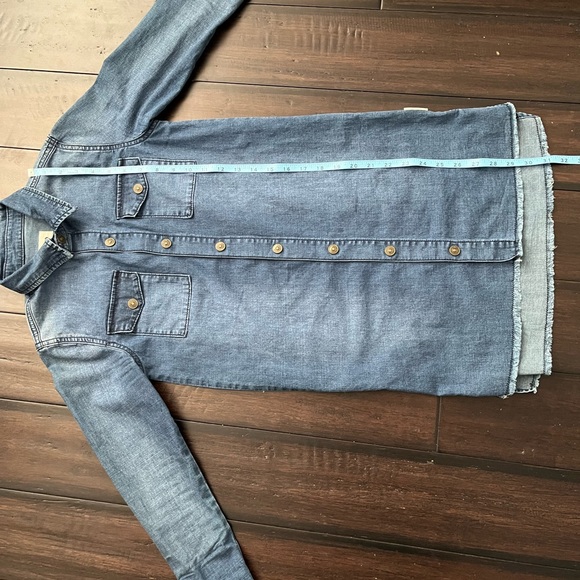 Hudson Jeans kids button down denim dress. Size L - Picture 12 of 12